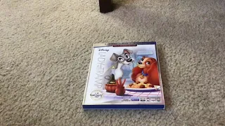 Walt Disney LADY AND THE TRAMP Signature Collection Blu-Ray Combo Pack Overviewing & Unboxing Video