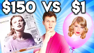 Can You Guess The REAL vs. ZERO BUDGET Taylor Swift Product!? ($150 vs $1)