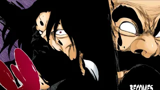 Ichibe against Yhwach (Manga). [SFX]