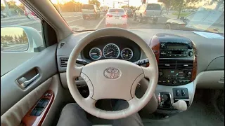 2004 Toyota Sienna XLE POV ASMR TEST DRIVE