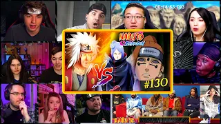 JIraiya Vs Konan & Pain!  Shippuden Episode 130"The Man Who Became God"REACTION MASHUP ナルト 疾風伝 海外の反応