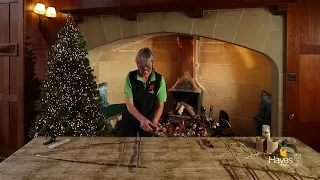 How to make a hanging twig tree for Christmas