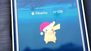 Hunting for Santa Pikachu!