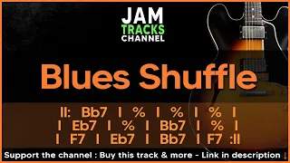 Blues Shuffle Guitar Backing Track in Bb