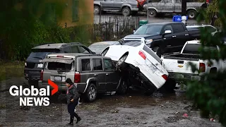 San Diego declares emergency as flash floods submerge city