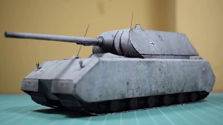 Panzer VIII MAUS 1:50 - World of Tanks | Papercraft Tutorial
