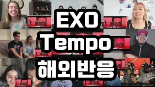 EXO 엑소 - Tempo 해외반응 Reaction Mashup