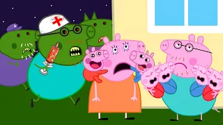 Zombie Apocalypse, Zombies Appear At The Peppa Pig House🧟‍♀️ | Peppa Pig Funny Animation