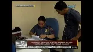 24 Oras: Dalawang menor de edad na babaeng biktima umano ng human trafficking, nasagip