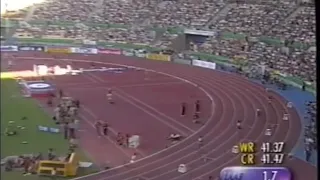 Women’s 4x100 meter relay 1999 world IAAF championships ! Bahamas Wins Gold