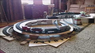 Building the 5x9 American Flyer S gauge layout time lapse 2016