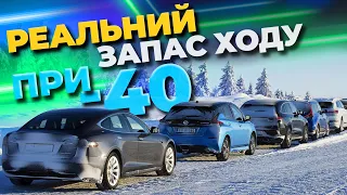 Зимовий тест запасу ходу електричних авто. BYD, Tesla, Zeekr, Toyota