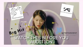 How to Pass Your Audition for JYP, YG, SM, etc. // Tips on Auditioning