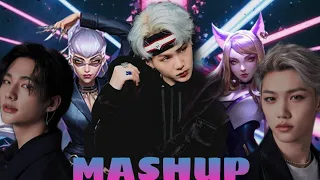 [Mashup] BTS X STRAY KIDS X K/DA - MIC DROP X GOD'S MENU X THE BADDEST X POP/STARS