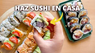 5 Great SUSHI Recipes to Make at Home 🍣 (explained Step by Step)