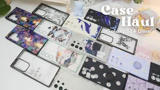 Galaxy S24 Ultra Phone Case Haul-Aesthetic Unboxing | Couples & Clear cases🫧🩷Casetify🗝 + Aliexpress🌼