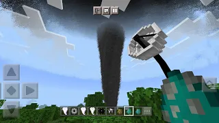 Realistic Tornado (Weather) MOD Update in Minecraft PE