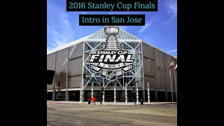 Stanley Cup finals pre game intro Game 3 Sharks vs Penguins