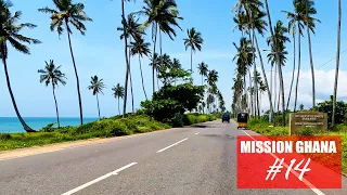 Is this the best coastal road of Africa ? Cape Coast to Elmina  - Mission GHANA episode 14