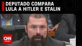 Deputado bolsonarista compara Lula a Hitler e Stalin e é rebatido por Dino | CNN 360º