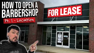 How to Open a Barbershop 💈 Part 1 - Choosing a Location