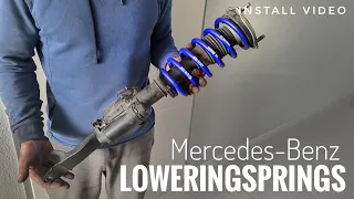 Installation H&R Springs MERCEDES AMG - C450, C43 & GLC43