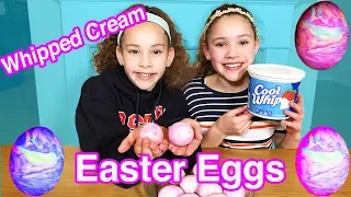 DIY Coloring Easter Eggs With Whipped Cream!!!