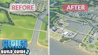 What To Build When You Hit That Awkward Tile Boundary In Cities Skylines!? | Orchid Bay