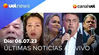 Tarcísio interrompido por Bolsonaro; reforma tributária; Daniela Carneiro; Arthur Lira e + notícias