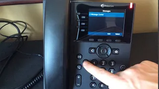 VVX 350 Voicemail Tutorial