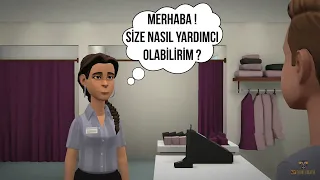 Mytoonenglish- Animasyonlu Diyaloglarla İngilizce Alışveriş Terimleri Öğren ! #english #shopping