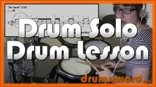 ★ Tom Sawyer (Rush) ★ Drum Lesson | How To Play Drum Solo & Drum Fill (Neil Peart)