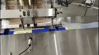 Automatic tissue chopsticks toothpick flow wrapping packing machine