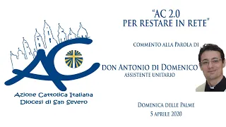 Domenica delle Palme - Commento alla Parola di don Antonio di Domenico, Assistente unitario di AC