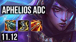 APHELIOS & Thresh vs EZREAL & Lux (ADC) | Quadra, 1600+ games, 1.3M mastery | KR Master | v11.12