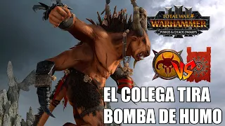 COMO COLEGA ECHANDO BOMBA DE HUMO HOMBRES BESTIA VS SKAVEN TOTAL WAR WARHAMMER 3 #633