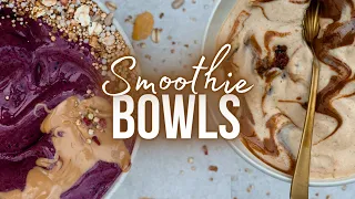 SMOOTHIE BOWLS - easy, vegan, high protein, no protein powder, no banana // annrahel