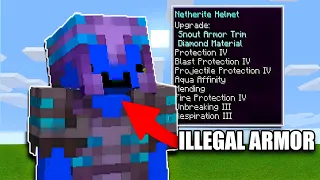 Getting The Illegal Armor In Minecraft 1.20 (Crazy Survival series #2)
