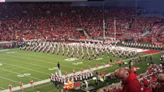 The Wisconsin Badger Marching Band pregame performance