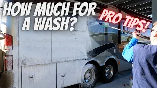 RV WASH IN PHX ARIZONA BY 30 YEAR PRO (process explained)