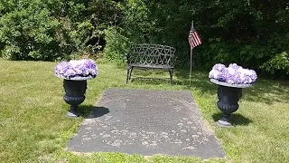 Charles Bronson's Grave in Brownsville Cemetery, West Windsor, Vermont