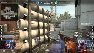 Hiko 1v4 Retake - Team Liquid vs Luminosity MLG CS:GO Major Championship: Columbus Semifinal