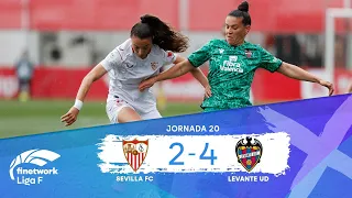 RESUMEN Y GOLES SEVILLA FC FEMENINO vs LEVANTE UD FEMENINO, Jornada 20, FINETWORK LIGA F