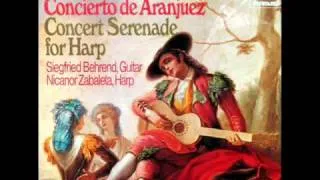 Rodrigo / Nicanor Zabaleta, 1960: Concierto Serenata Para Arpa Y Orquesta - Estudiantina. Allegro