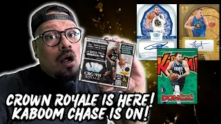 NEW RELEASE: 2023/24 PANINI CROWN ROYALE HOBBY BOXES! THE KABOOM CHASE IS ON! $550 PER BOX!