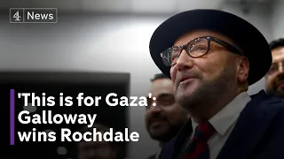 Galloway wins in Rochdale after campaigning on Gaza and Labour disowns candidate