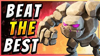 GOLEM DECK DESTROYS THE BEST PLAYERS IN WORLD WITHOUT USING EVOLUTIONS! — Clash Royale