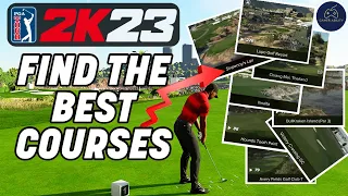 How to Find the BEST Golf Courses in PGA TOUR 2K23