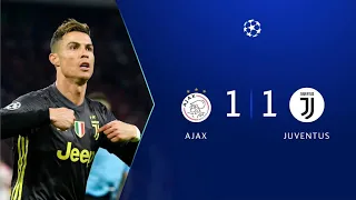 AJAX VS JUVENTUS EXTENDED HIGHLIGHTS (1-1) Cristiano scores. UCL. 10/04/19