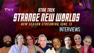 STAR TREK STRANGE NEW WORLDS Interviews! The Cast Navigate New Experiences This Season!